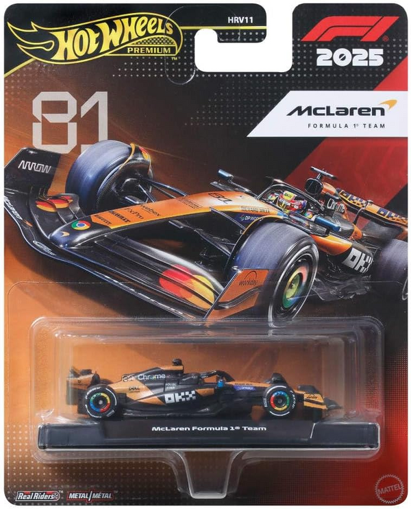 Hot Wheels McLaren F1 Team Oscar Piastri #81 JKD81