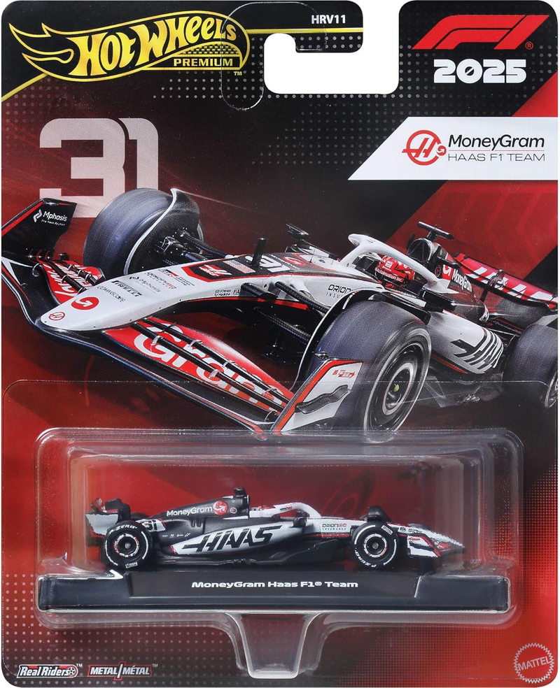 Hot Wheels MoneyGram Haas F1 Team Esteban Ocon #31 JKD78