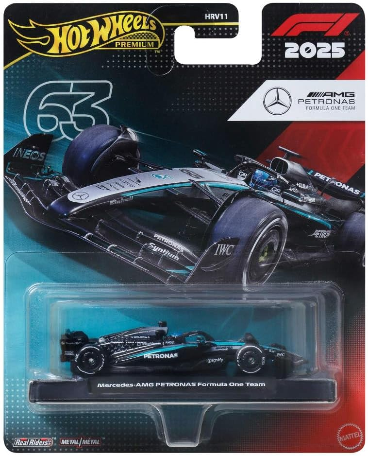 Hot Wheels Mercedes-AMG PETRONAS F1 Team George Russell #63 JKD80