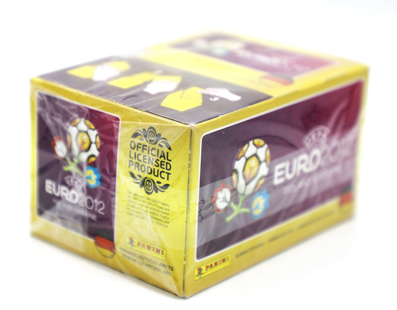 2012 Panini UEFA Euro 2012 Sticker Display Box, 100 Packs, German Edition, Factory Sealed