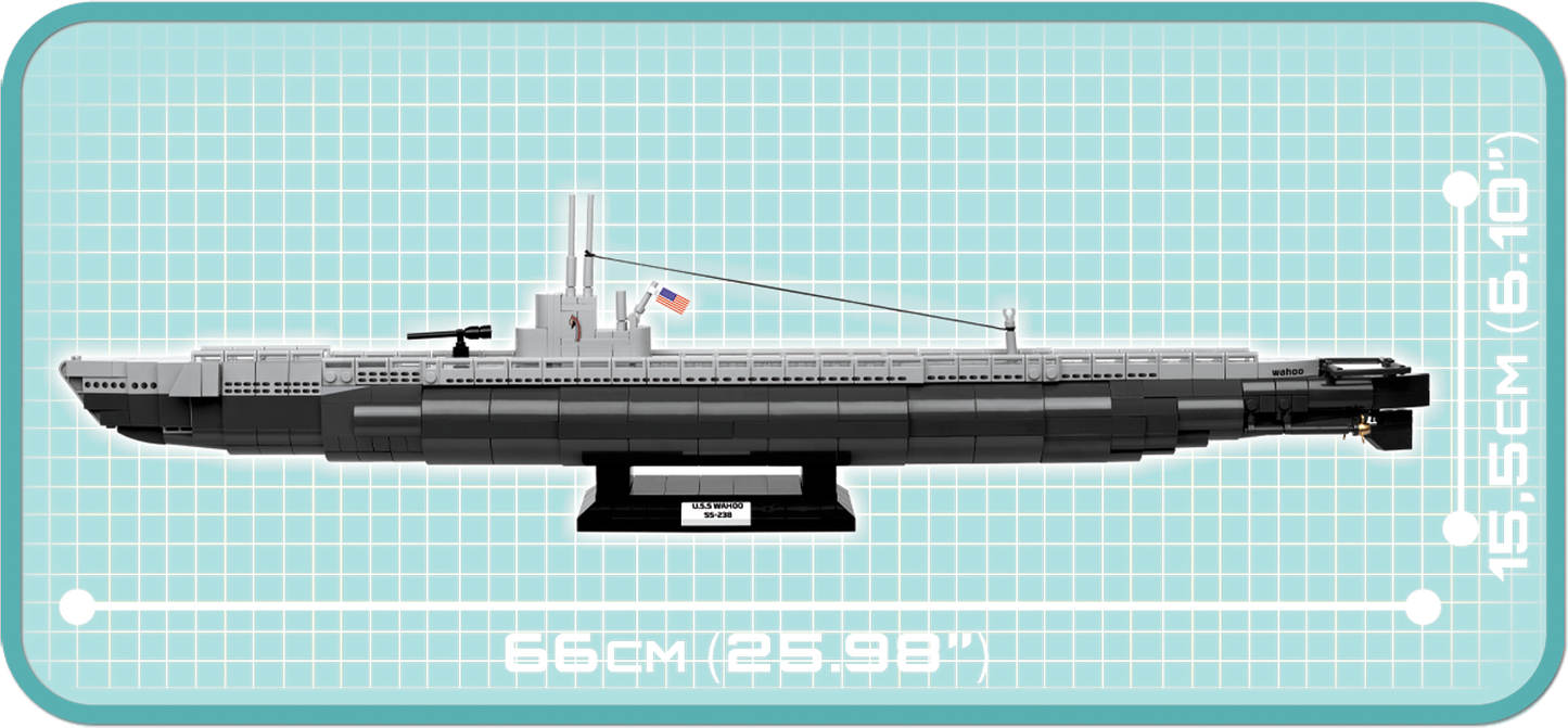 COBI Gato Class Submarine - USS Wahoo SS-238 #4806