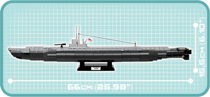 COBI Gato Class Submarine - USS Wahoo SS-238 #4806