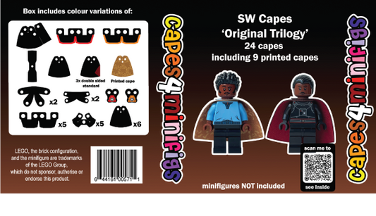 Star Wars Capes – Original Trilogy Custom Cape Pack (Fits LEGO® Minifigures)