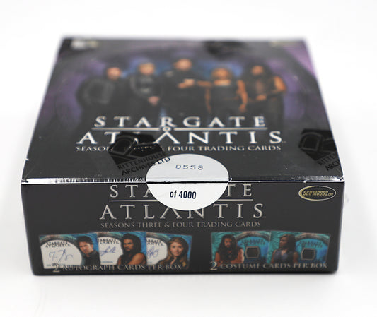 Rittenhouse Stargate Atlantis: Seasons 3 & 4 Trading Cards Hobby Box
