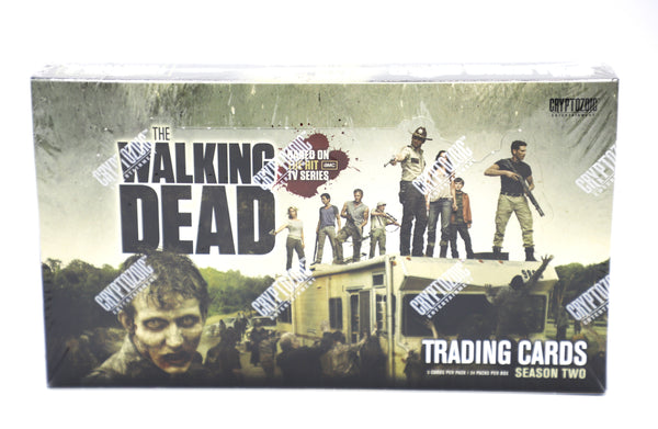Cryptozoic 2012 The Walking Dead – Season 2 Trading Cards Hobby Box | 24 Packs | Factory Sealed