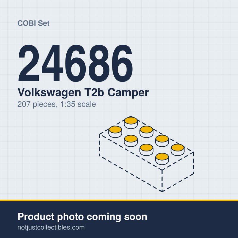 Placeholder for COBI Volkswagen T2b Camper Set 24686, product photo coming soon