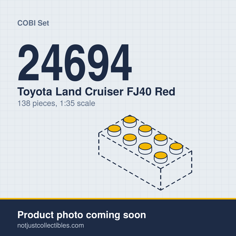 Placeholder for COBI Toyota Land Cruiser FJ40 Red Set 24694, product photo coming soon