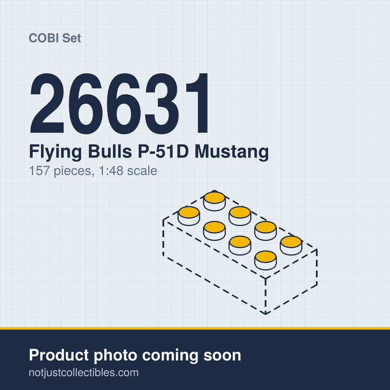 Placeholder for COBI Flying Bulls P-51D Mustang 1:48 Set 26631, product photo coming soon