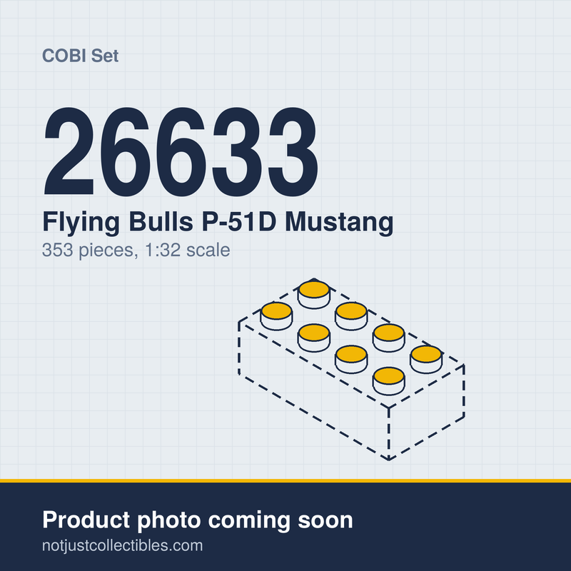 Placeholder for COBI Flying Bulls P-51D Mustang 1:32 Set 26633, product photo coming soon