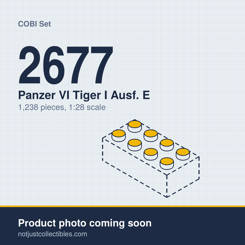 Placeholder for COBI Panzer VI Tiger I Ausf. E Set 2677, product photo coming soon