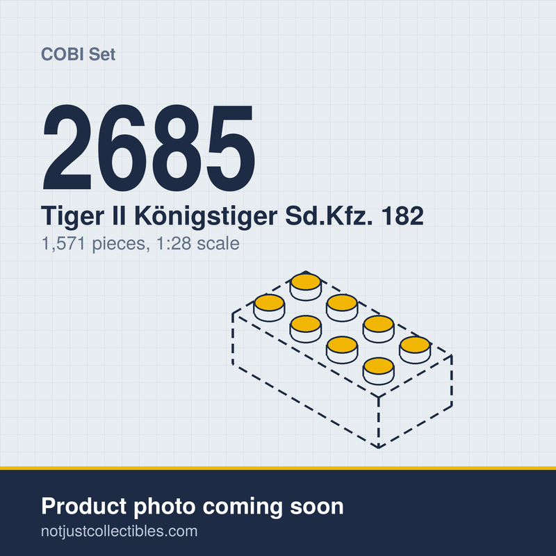 Placeholder for COBI Tiger II Königstiger Sd.Kfz. 182 Set 2685, product photo coming soon