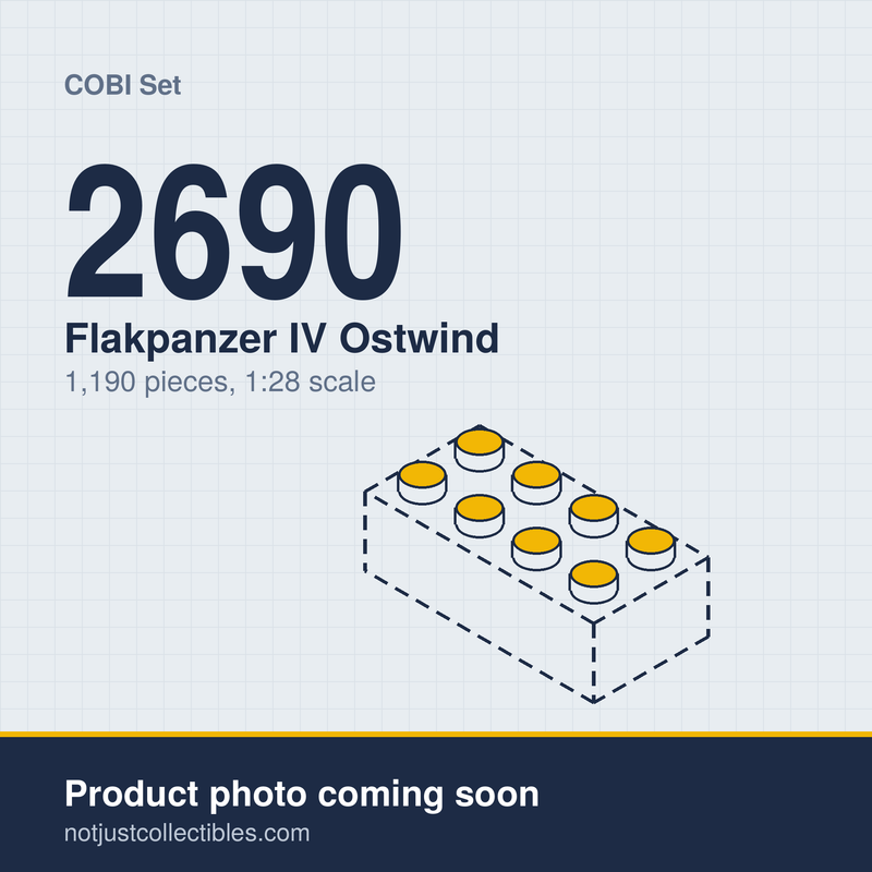 Placeholder for COBI Flakpanzer IV Ostwind Set 2690, product photo coming soon