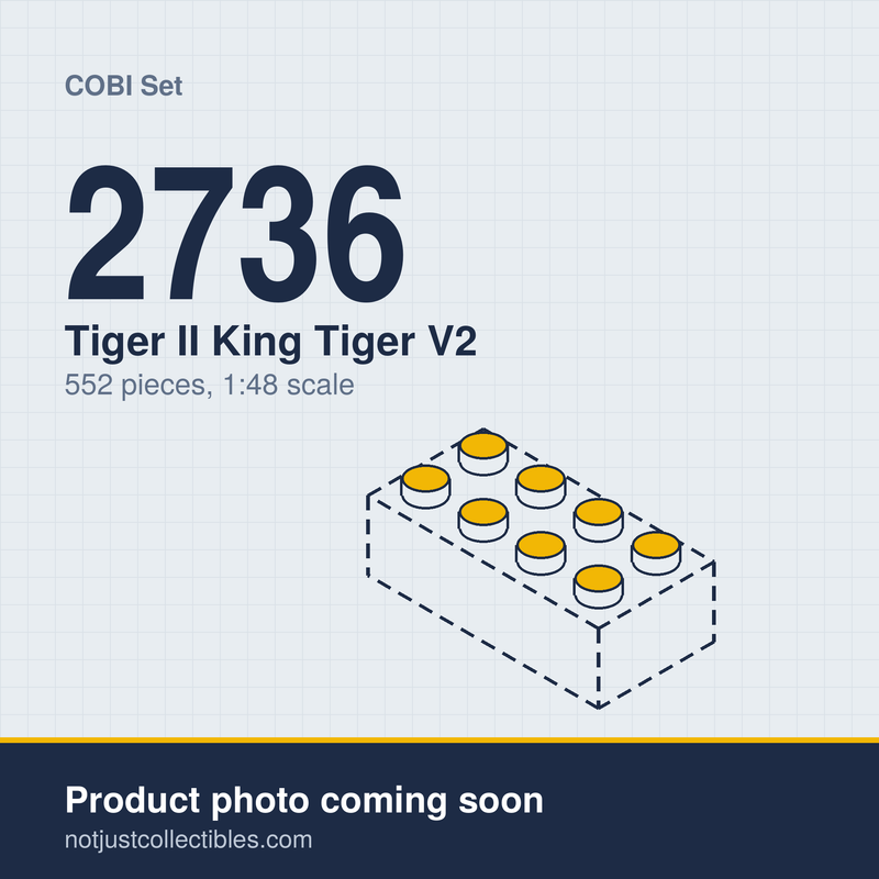 Placeholder for COBI Tiger II King Tiger V2 Set 2736, product photo coming soon