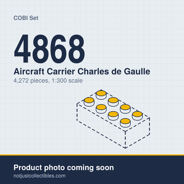 Placeholder for COBI Aircraft Carrier Charles de Gaulle Set 4868, product photo coming soon