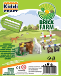 Kiddicraft Brick Farm – Horses in the Riding Arena Building Set KC1105