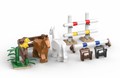 Kiddicraft Brick Farm – Horses in the Riding Arena Building Set KC1105