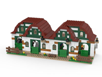 Kiddicraft Brick Farm – Pony Farm Building Set KC1106