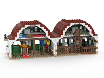 Kiddicraft Brick Farm – Pony Farm Building Set KC1106