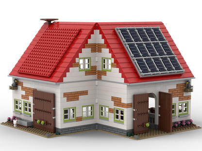 Kiddicraft Brick Farm – Farm Stable Building Set KC1108