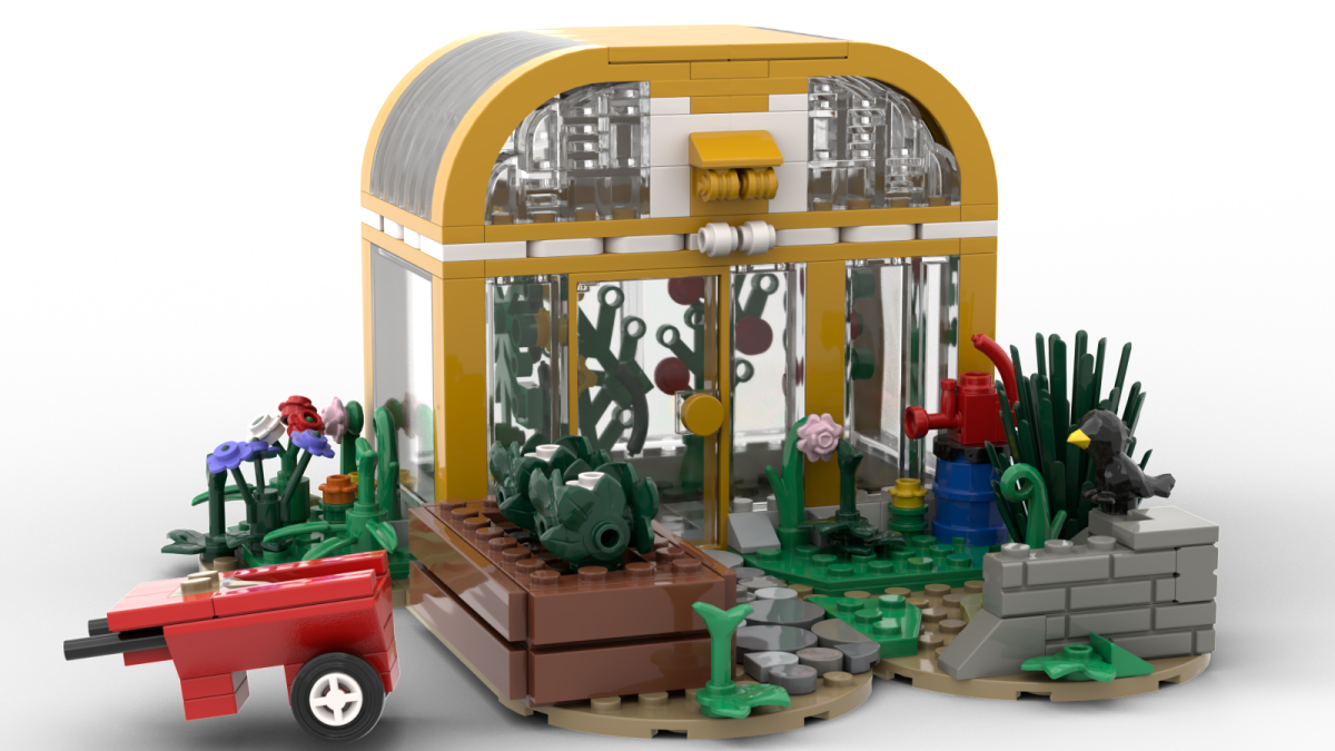 Kiddicraft Brick Farm – Greenhouse Building Set KC1111