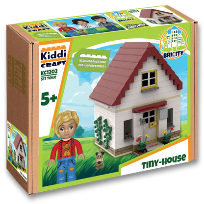 Kiddicraft Brick City – Tiny House Building Set KC1202