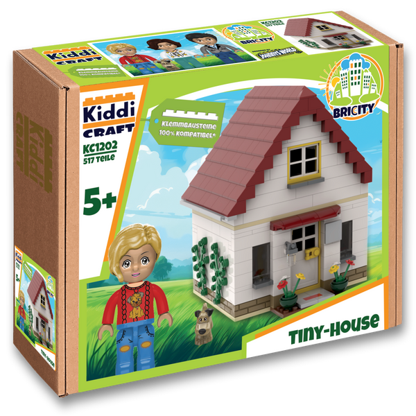 Kiddicraft Brick City – Tiny House Building Set KC1202