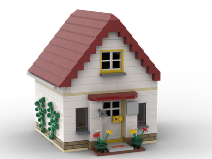 Kiddicraft Brick City – Tiny House Building Set KC1202