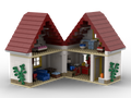 Kiddicraft Brick City – Tiny House Building Set KC1202