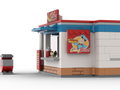 Kiddicraft Brick City – Uschi's Sausage Stand Building Set KC1204