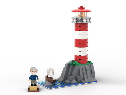 Kiddicraft Brick City – Large Lighthouse Building Set KC1301