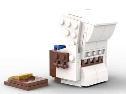 Kiddicraft Brick City – Beach Chair Building Set KC1303