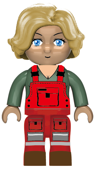 Kiddicraft Brick City – KIDDIZ Construction Crew Pack KC1401