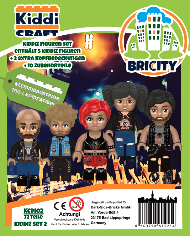 Kiddicraft Brick City – KIDDIZ Rock Festival Pack KC1402