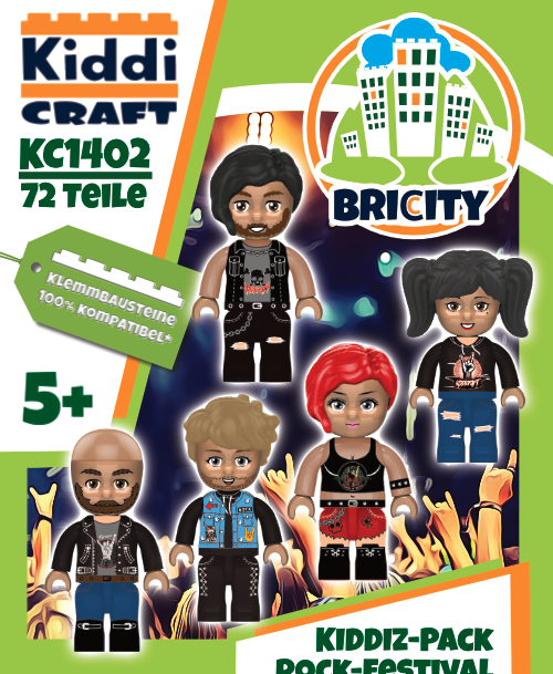 Kiddicraft Brick City – KIDDIZ Rock Festival Pack KC1402