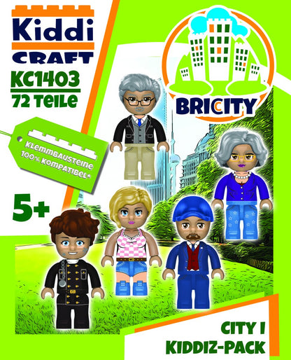 Kiddicraft Brick City – KIDDIZ Pack: City 1 KC1403