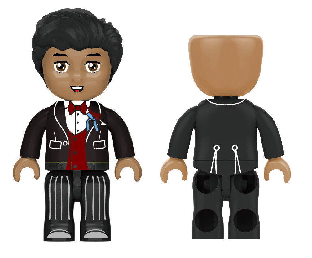 Kiddicraft Brick City – KIDDIZ Wedding Figure Pack KC1407