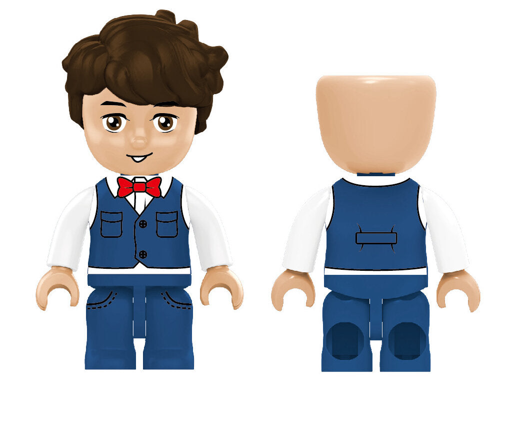 Kiddicraft Brick City – KIDDIZ Wedding Figure Pack KC1407