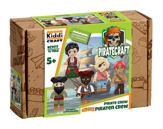 Kiddicraft KIDDIZ Figure Pack: Pirate Crew KC1411