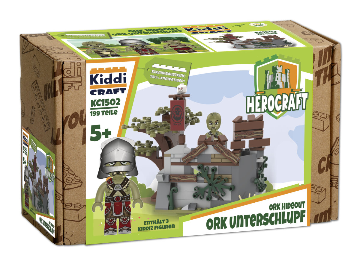 Kiddicraft Herocraft – Orc Hideout Building Set KC1502