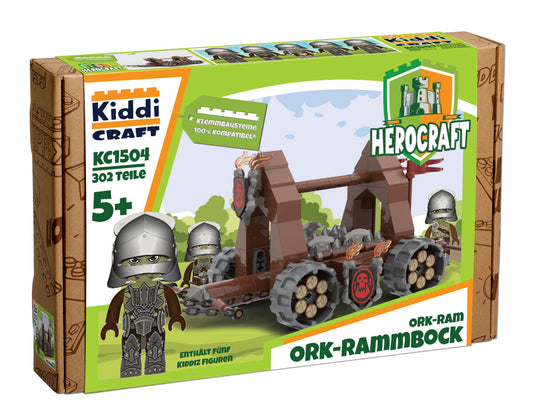 Kiddicraft Herocraft – Orc Battering Ram Building Set KC1504