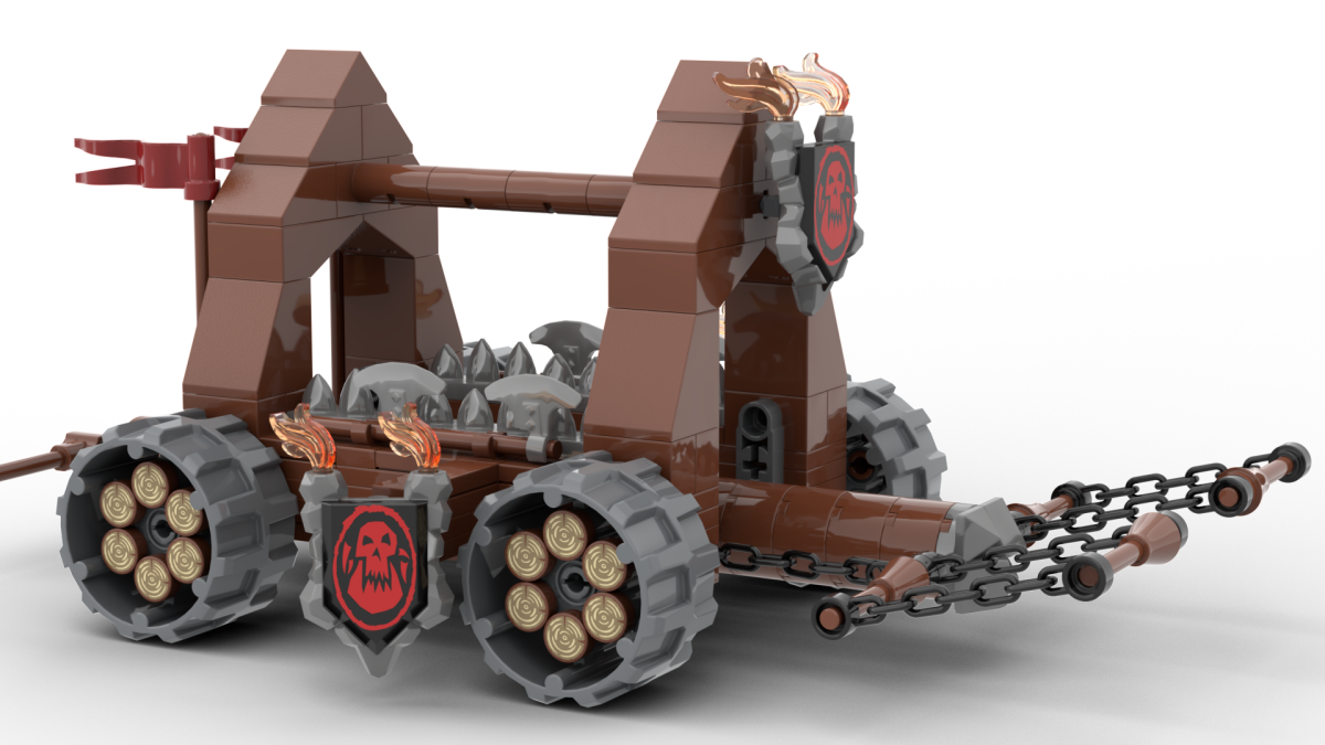 Kiddicraft Herocraft – Orc Battering Ram Building Set KC1504