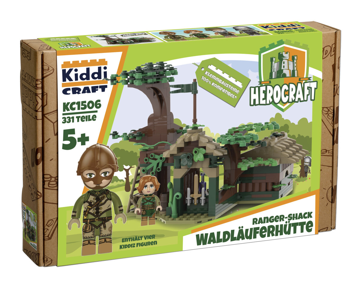 Kiddicraft Herocraft – Ranger's Cabin Building Set KC1506