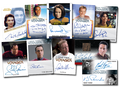 Sample on-card autograph cards from the Voyager Archives and Inscriptions set