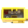 myBrickZ DHL Deutsche Post truck with rolling container #0005