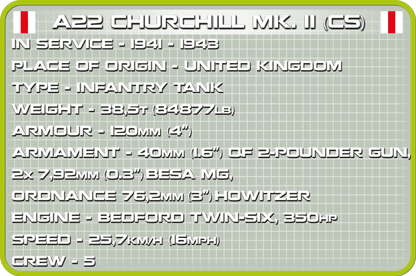 COBI A22 Churchill Mk. II CS #2709