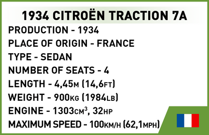 COBI 1934 Citroen Traction 7A #2263