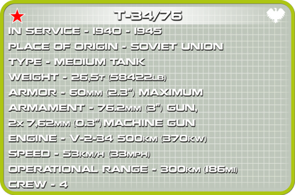 COBI T-34/76 #2706