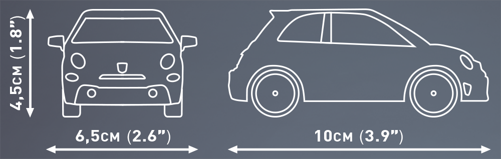 COBI Fiat Abarth 595 Competizione #24601
