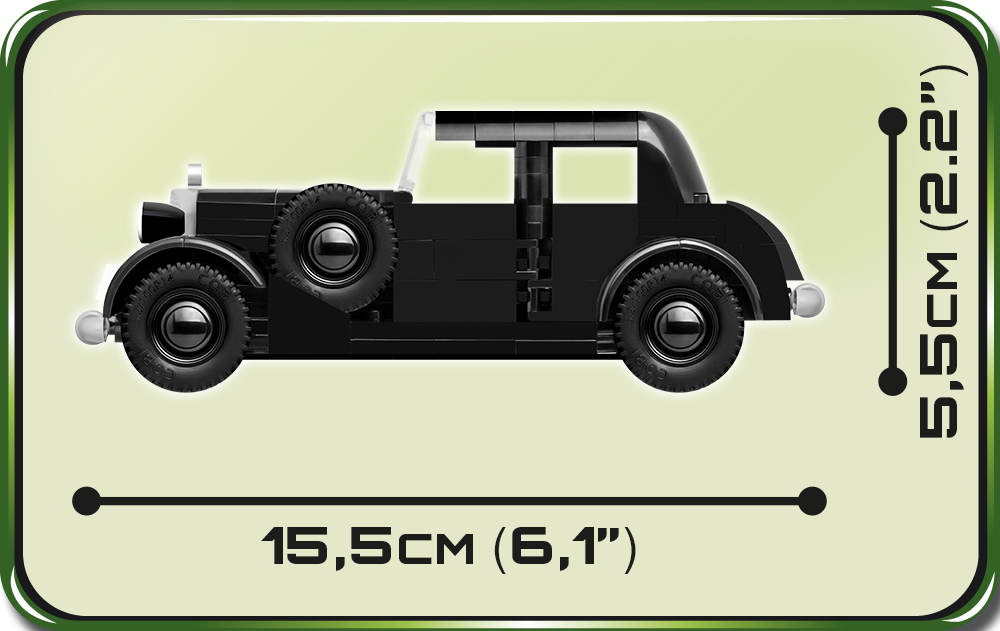 COBI 1937 Mercedes 230 - Limited Edition #2250