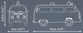 COBI Volkswagen T2b Krankenwagen Set 24619